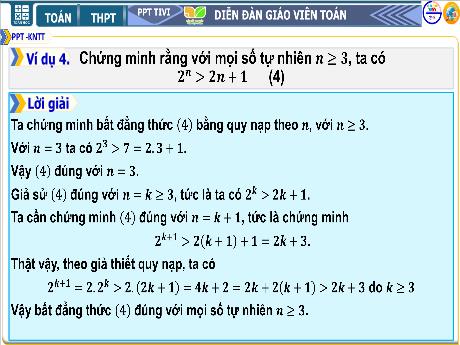 Bài giảng Chuyên đề 2 - Bài 3: Phương pháp quy nạp toán học (Phần 2) - Toán Lớp 10 Sách Kết nối tri thức