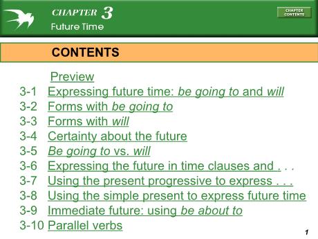 Bài giảng Chuyên đề ngữ pháp tiếng Anh - Chủ đề: Future time Bài giảng Chuyên đề ngữ pháp tiếng Anh - Chủ đề: Future time