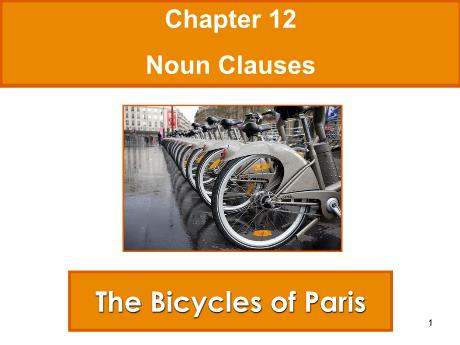 Bài giảng Chuyên đề ngữ pháp tiếng Anh - Ôn tập: Noun clauses Bài giảng Chuyên đề ngữ pháp tiếng Anh - Ôn tập: Noun clauses