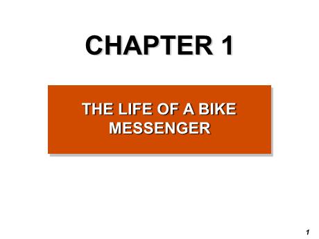 Bài giảng Chuyên đề ngữ pháp tiếng Anh - Reading: The life of a bike messenger