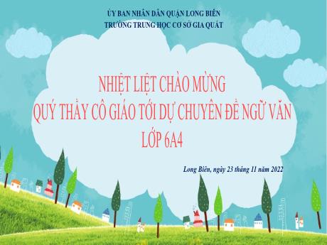 Bài giảng Chuyên đề Ngữ văn 6 - Tiết 47, Bài 4: Thực hành tiếng Việt (Từ đồng âm, từ đa nghĩa)