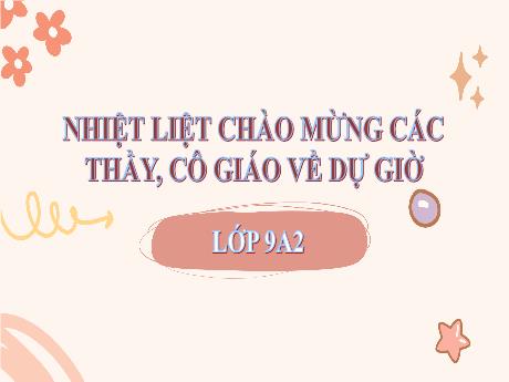 Bài giảng Chuyên đề Toán 9 - Đường kính và dây của đường tròn