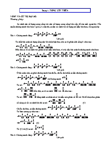 Bộ 19 Chuyên đề Bồi dưỡng HSG Toán 7 - Chuyên đề 4: Bất đẳng thức, cực trị