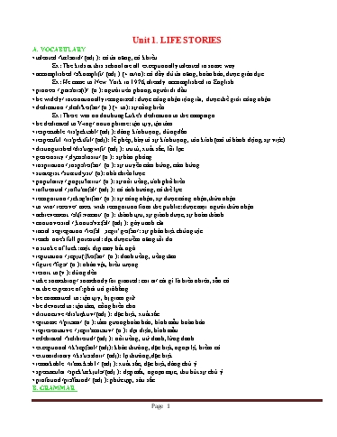 Chuyên đề Dạy thêm tiếng Anh 12