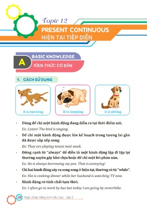 Chuyên đề luyện thi tiếng Anh - Chuyên đề: Thì hiện tại tiếp diễn (Present continuous) Chuyên đề luyện thi tiếng Anh - Chuyên đề: Thì hiện tại tiếp diễn (Present continuous)