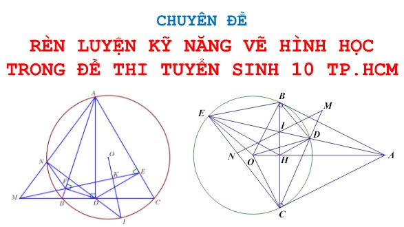 Chuyên đề Rèn luyện kỹ năng vẽ hình học trong đề thi tuyển sinh 10
