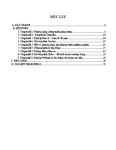 Tổng hợp 9 Chuyên đề Trang bị cho học sinh chuyên Toán THCS